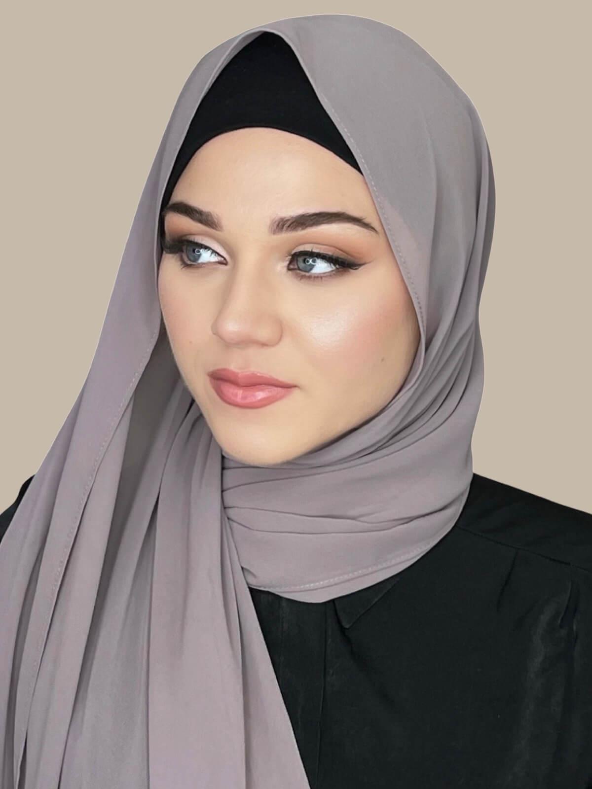 Luxury Chiffon Hijab-Hazel