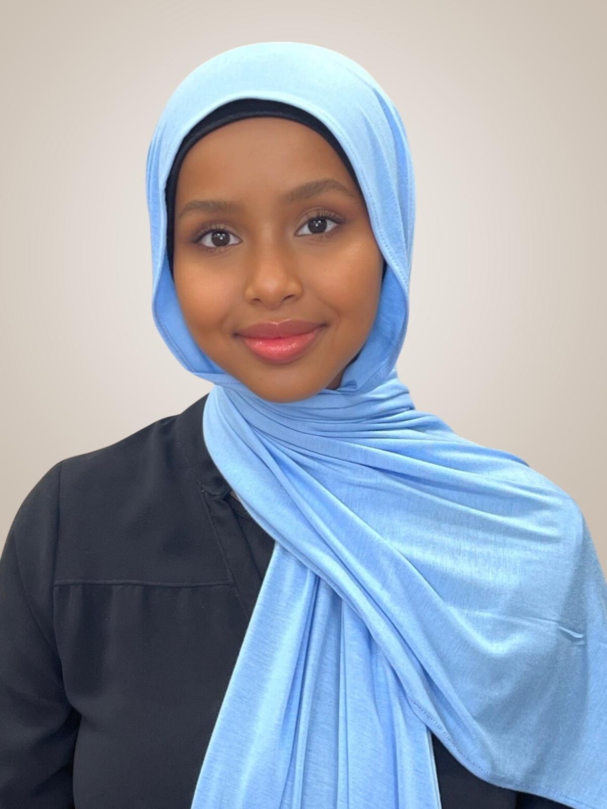 Classic Jersey Hijab-Baby Blue