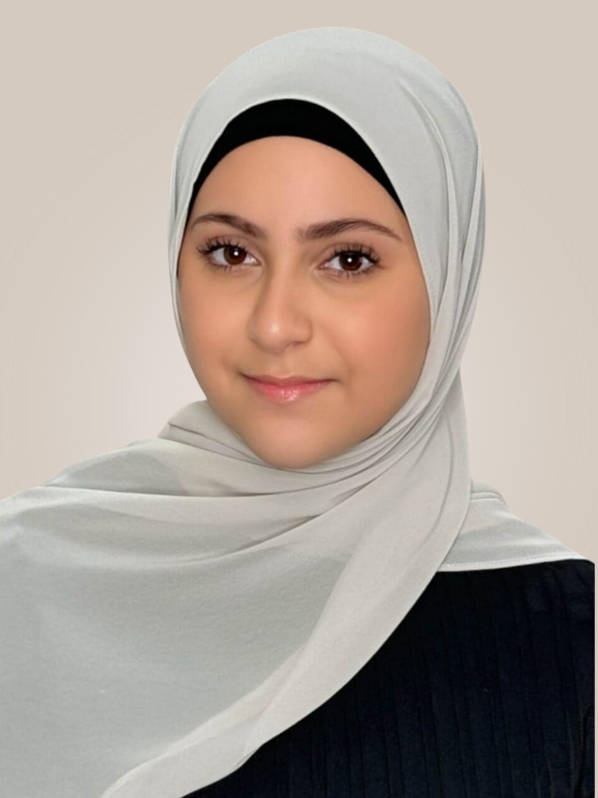 Modish Girl Luxury Chiffon Hijab-Ivory