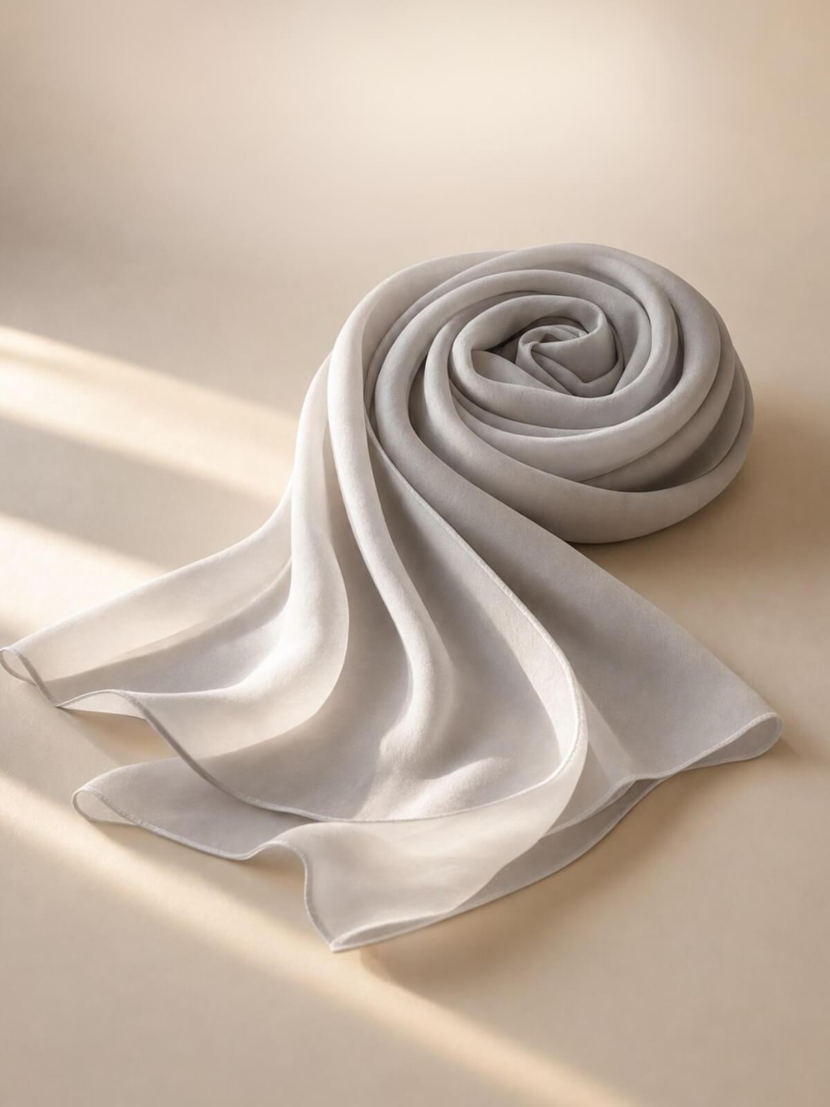 Luxury Chiffon Hijab-Light Taupe