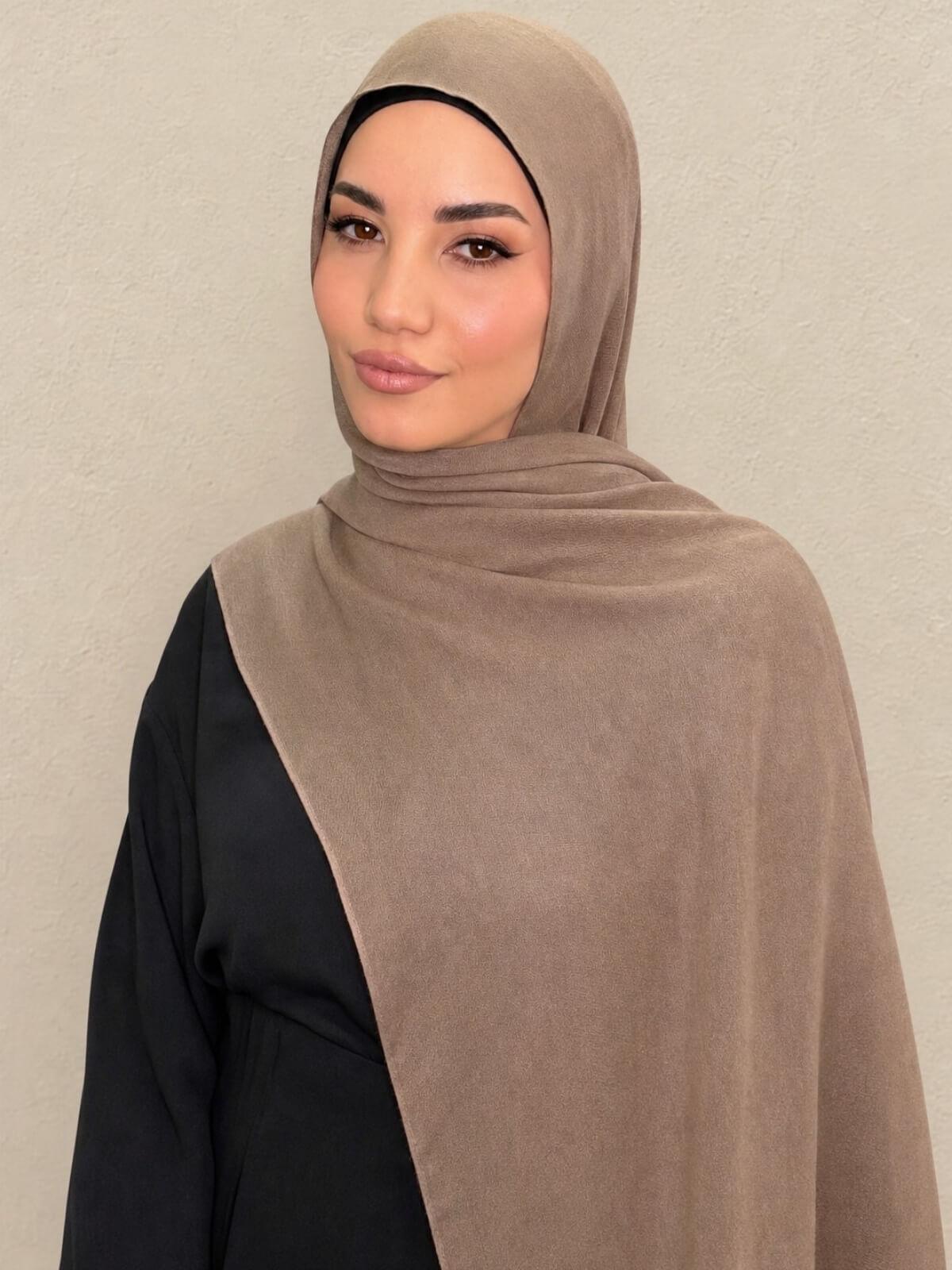 Cotton Modal Hijab-Forest Oak