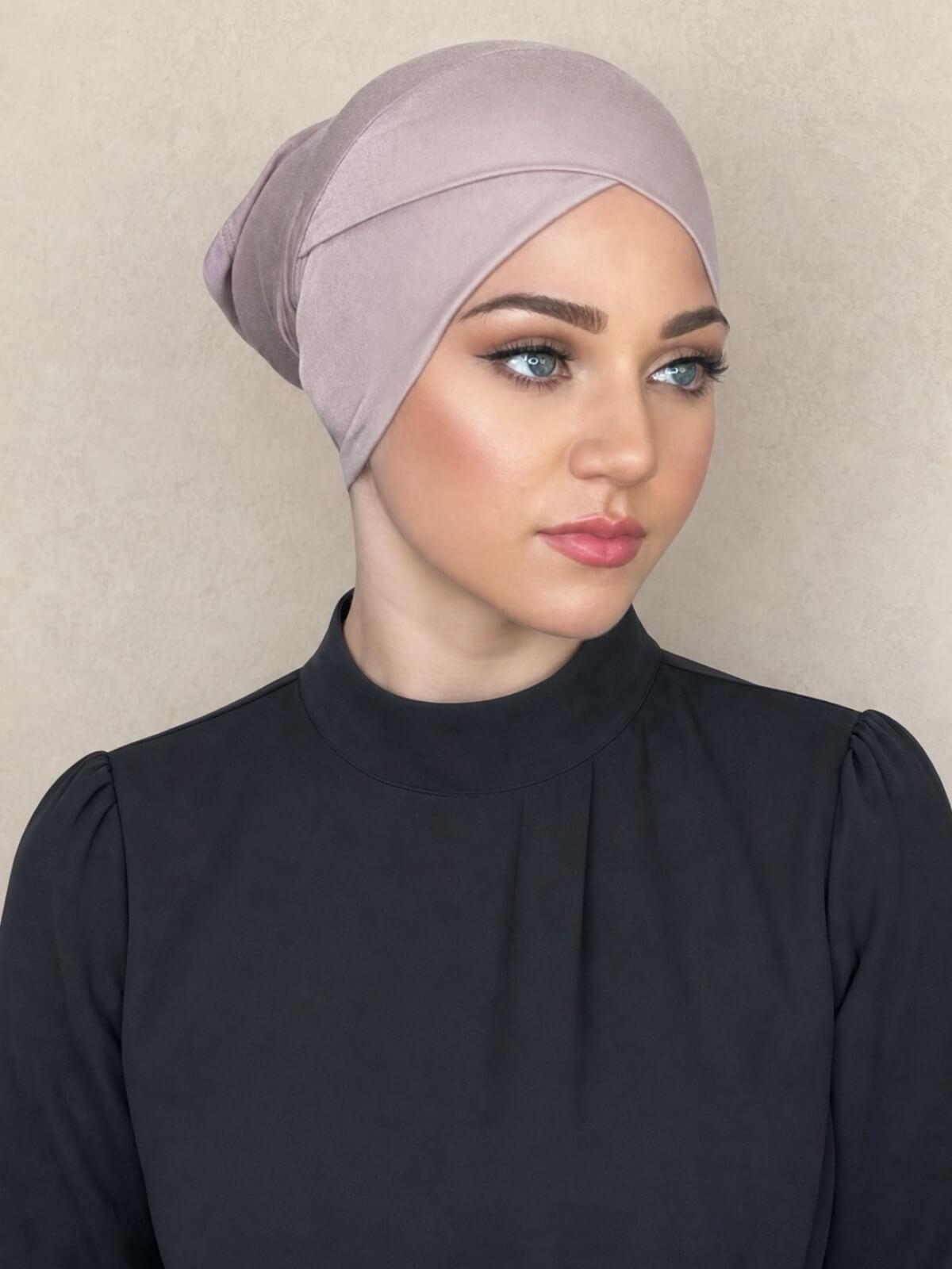 Premium Jersey Cross Front Underscarf -Sphinx