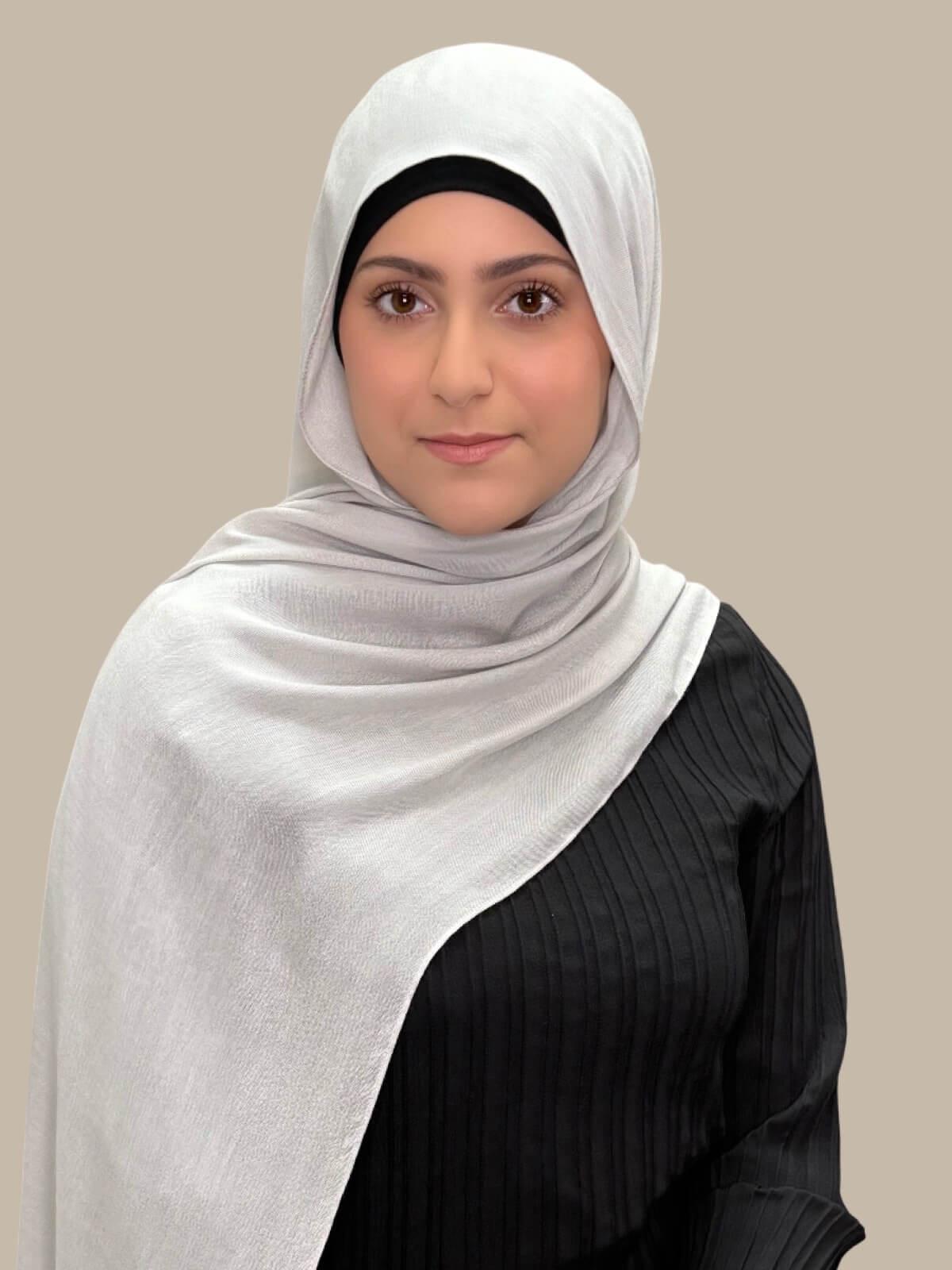 Modish Girl Cotton Modal Hijab-Pearl River