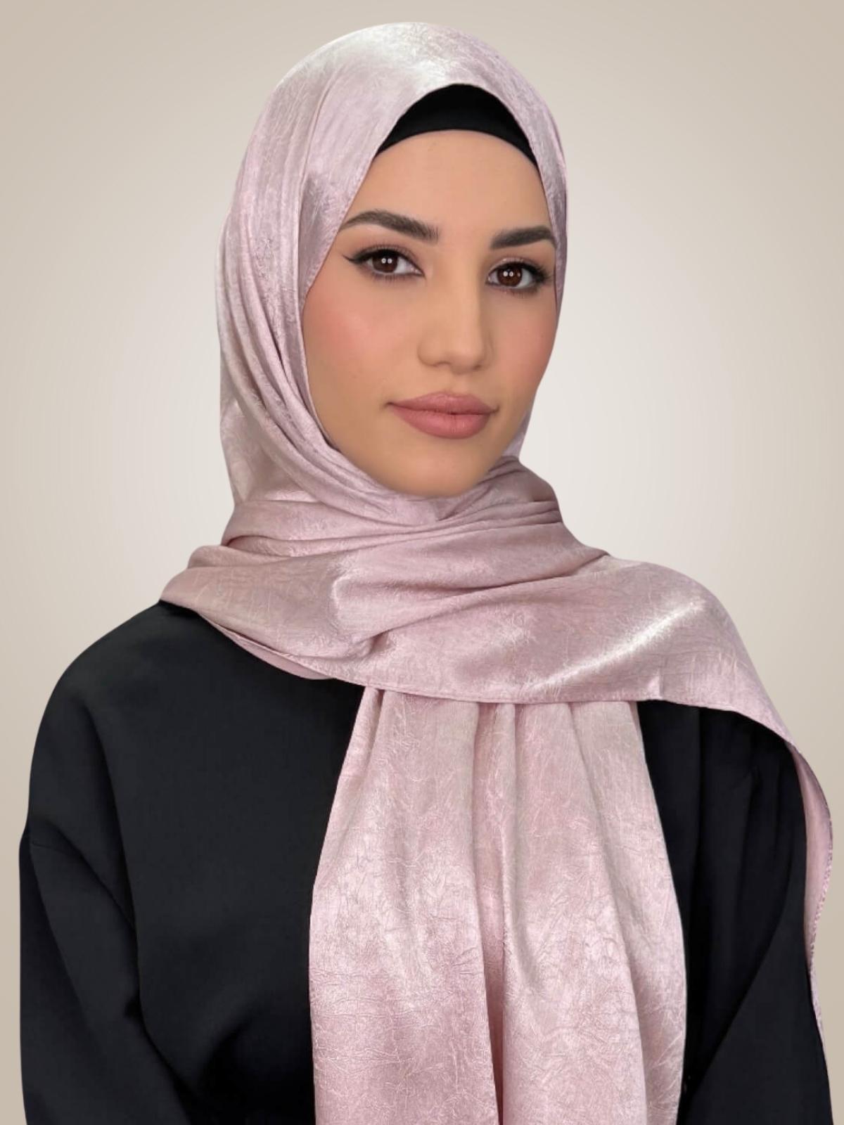Classic Satin Hijab-Blush