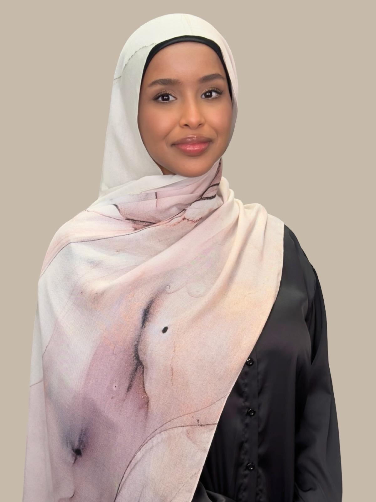 Print Modal Hijab-Tokyo Blossom