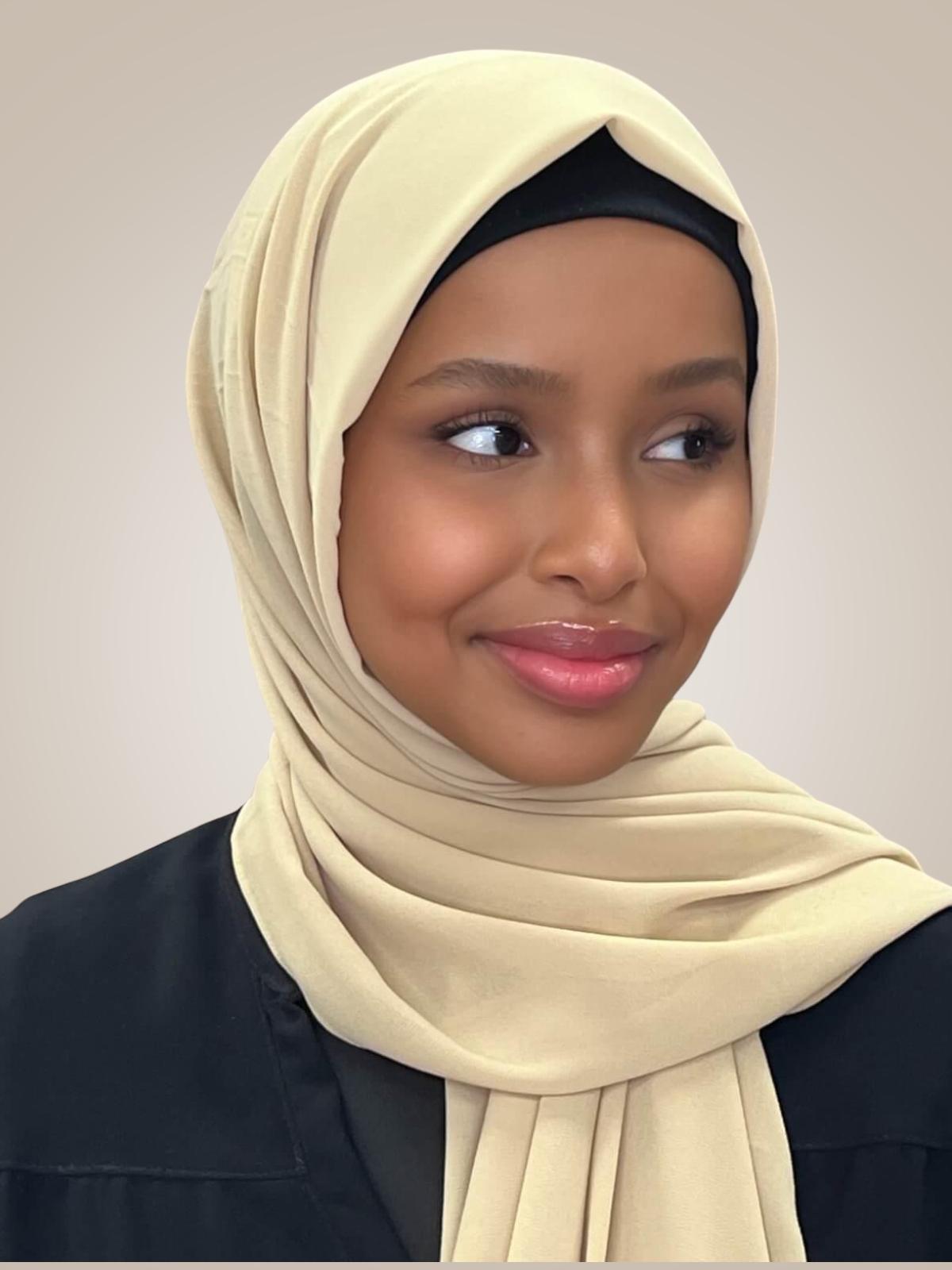 Classic Chiffon Hijab-Linen