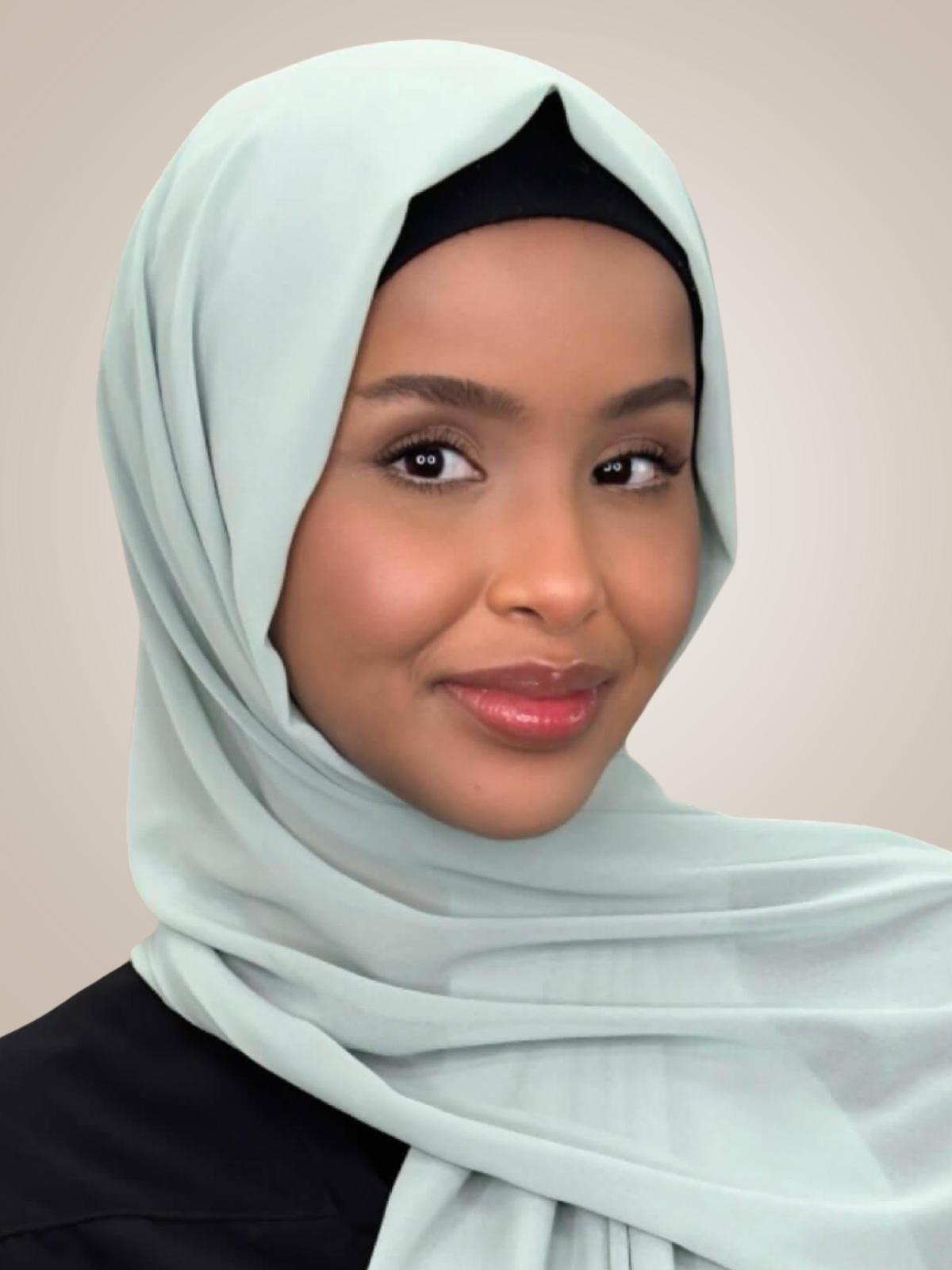 Luxury Chiffon Hijab-Bayleaf