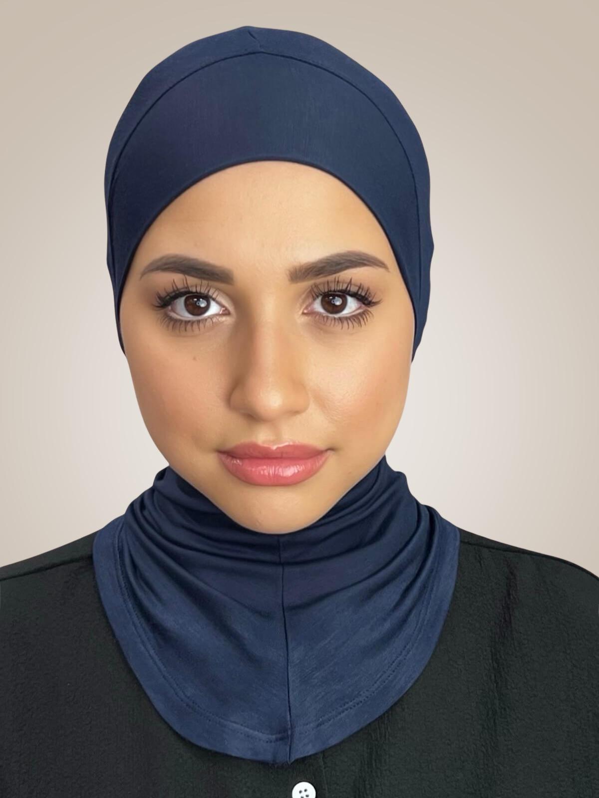 Premium Jersey Full Coverage Underscarf-Navy