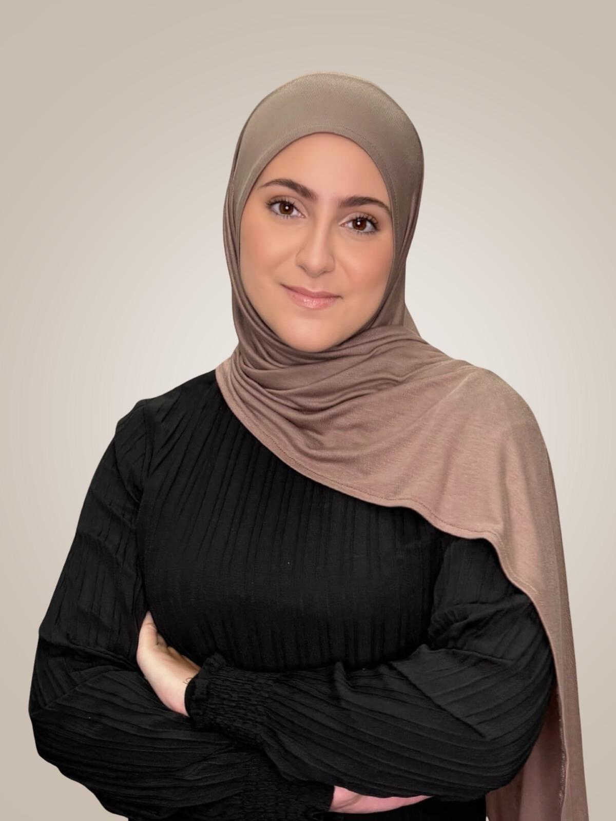 Modish Girl Pre-Sewn Jersey Hijab-Truffle