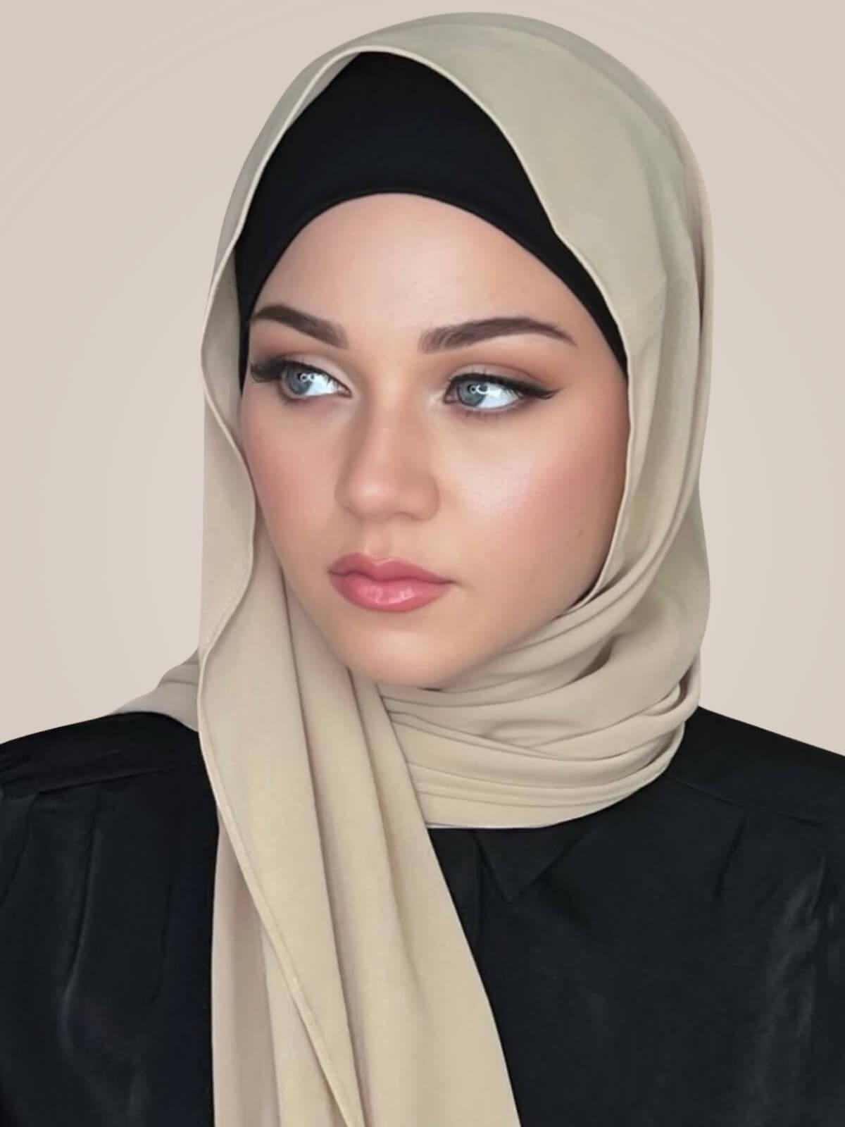 Classic Chiffon Hijab-Camel
