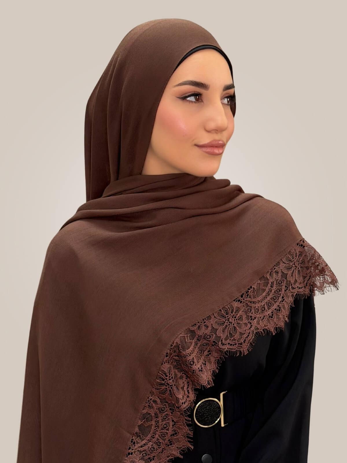 Lace Cotton Modal Hijab-Keepsake